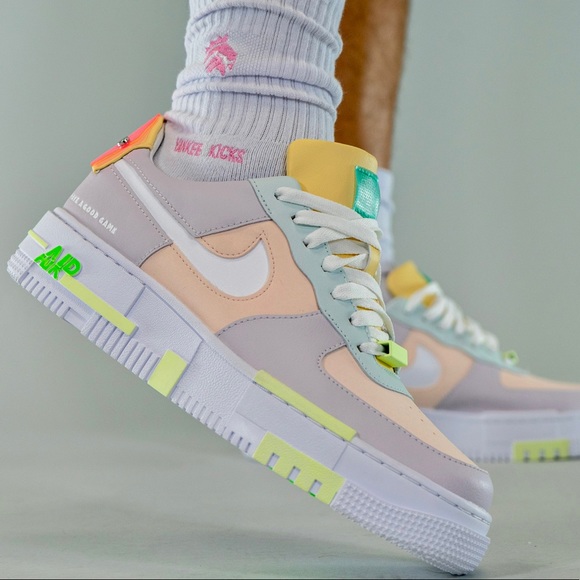 NIKE Air Force 1 Pixel Sneakers Shoes Shoe New Pastels - Picture 8 of 9